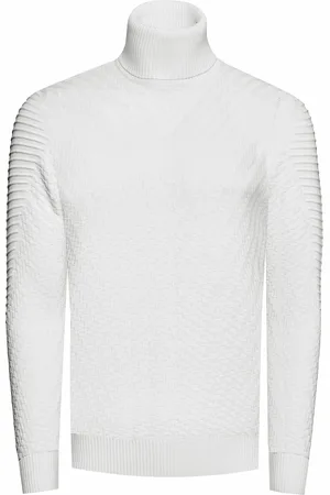 Coltruien voor heren in de kleur wit FASHIOLA.be
