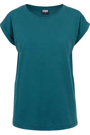 Urban classics Dames verlengd schouder t-shirt (set van 3)
