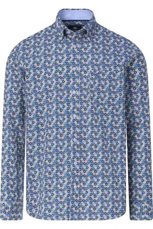 Campbell Classic casual overhemd met lange mouwen