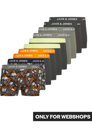 JACK & JONES Heren boxershorts trunks jachugo 10-pack
