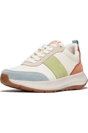 FitFlop F-mode flow sneaker leather & suede mix v2