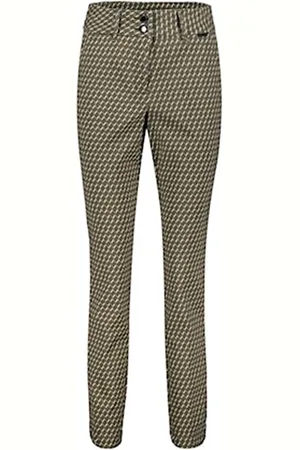 Red Button Broek srb4389 diana fancy dark green
