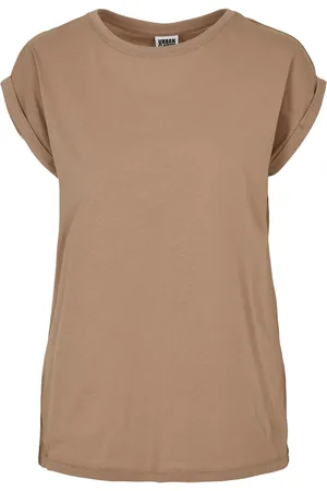 Urban classics Dames verlengd schouder t-shirt (set van 3)