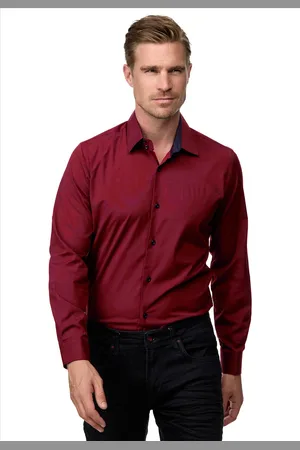 Rusty Neal Heren overhemd rood - r-44