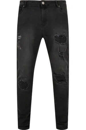 Urban classics Heren heavy destroyed slim jeans
