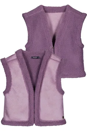 Like Flo Meisjes reversibel gilet teddy dewi