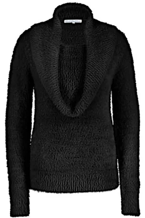 Red Button Trui srb4407 ofelia fluffy black