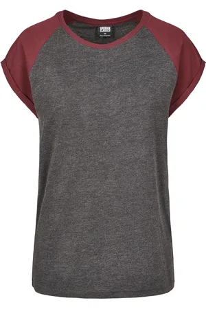 Urban classics Dames contrast raglan t-shirt