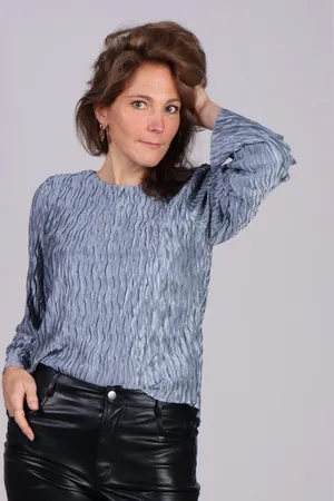 mbyM Blouse structuur azuria