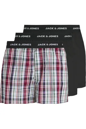 JACK & JONES Heren plus size wijde boxershorts jacchristian 3-pack
