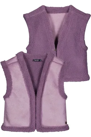 Like Flo Meisjes reversibel gilet teddy dewi