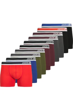 JACK & JONES Jongens boxershorts trunks jacjimmy 10-pack
