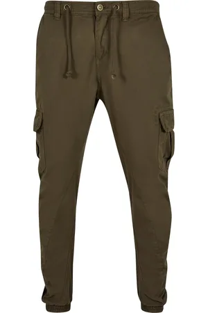 Urban classics Effen cargo broek voor heren
