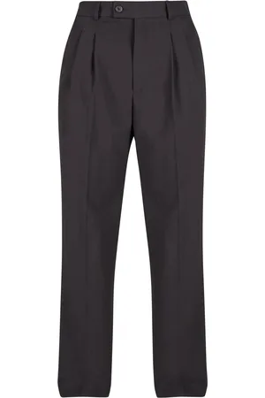 Urban classics Heren broek met dubbele plooi