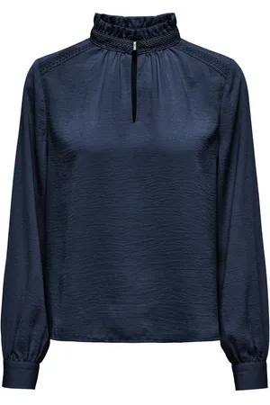 JACQUELINE DE YONG Rachel life l/s v-neck lace top