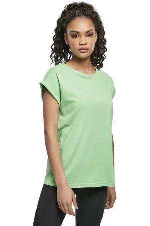 Urban classics Dames verlengd schouder t-shirt (set van 3)