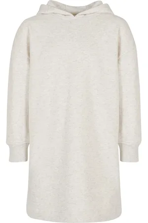Urban classics Meisjes french terry oversized hoodie jurk