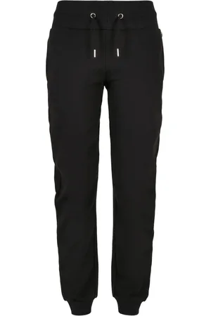 Urban classics Dames organic joggingbroek met hoge taille