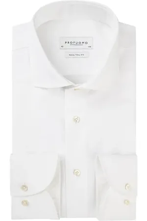Profuomo Lange mouw overhemden pp2hc10006 white
