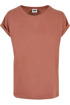 Urban classics Dames modal verlengd schouder t-shirt