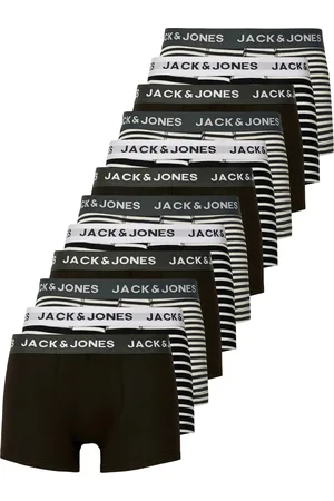 JACK & JONES Heren boxershorts gestreept jacstripes mega multipack 12-pack