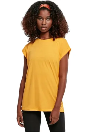 Urban classics Dames verlengd schouder t-shirt (set van 3)
