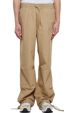 Urban classics Heren popeline wijde broek