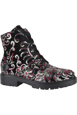 Rieker Z2841-90 dames veterboots sportief