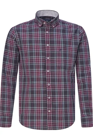 Campbell Classic casual overhemd met lange mouwen