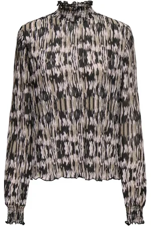 JACQUELINE DE YONG Sienna l/s smock detail top