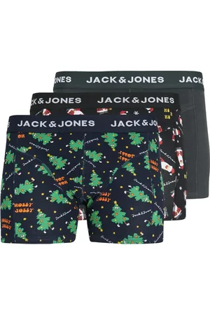 JACK & JONES Heren kerst boxershorts trunks jacholly 3-pack