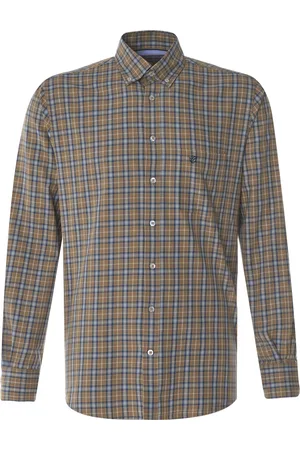 Campbell Classic casual overhemd met lange mouwen