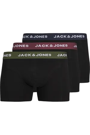 JACK & JONES Heren plus size boxershorts trunks jacaron 3-pack