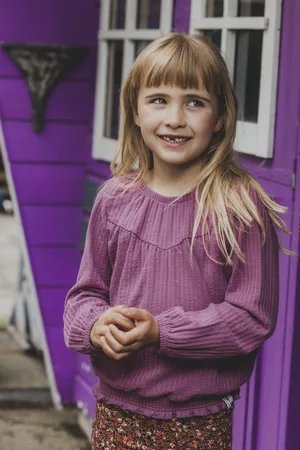 LOOXS Revolution Blouse lila voor meisjes in de kleur