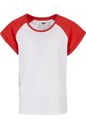 Urban classics Meisjes contrast raglan t-shirt