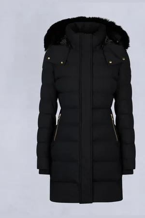 Moose Knuckles Women watershed 3 parka shearling gold