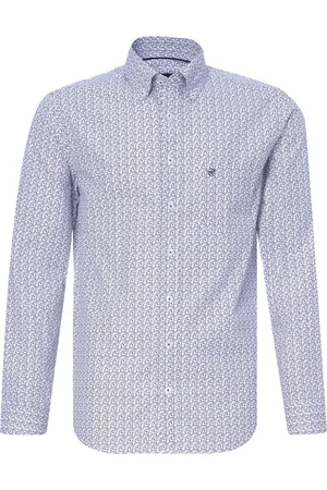 Campbell Classic casual overhemd met lange mouwen