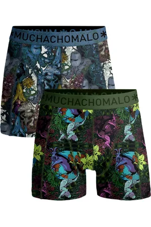 Muchachomalo Jongens 2-pack boxershorts earth elements