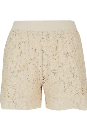 Urban classics Dames kanten korte broek