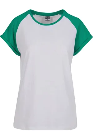 Urban classics Dames contrast raglan t-shirt