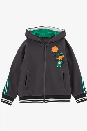 MONNALISA Felpa zip duffy felpa cot felpa cotone ferma unita