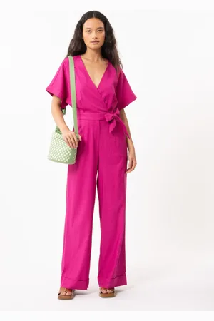 FRNCH Violet linnen jumpsuit adja