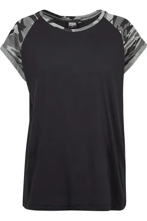 Urban classics Dames contrast raglan t-shirt