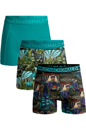 Muchachomalo Heren 3-pack boxershorts captain donkey