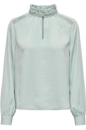 JACQUELINE DE YONG Rachel life l/s v-neck lace top