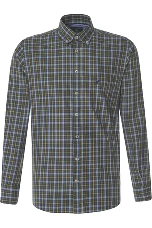 Campbell Classic casual overhemd met lange mouwen