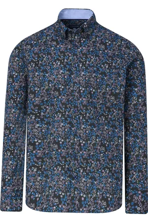 Campbell Classic casual overhemd met lange mouwen