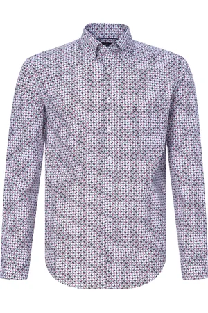 Campbell Classic casual overhemd met lange mouwen