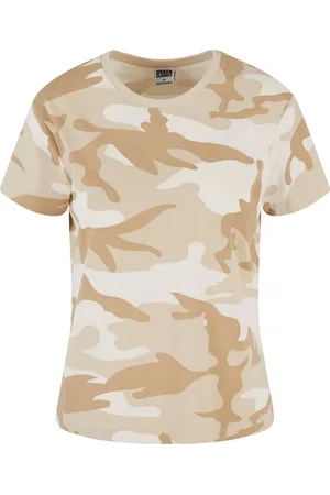 Urban classics Dames camo normaal t-shirt