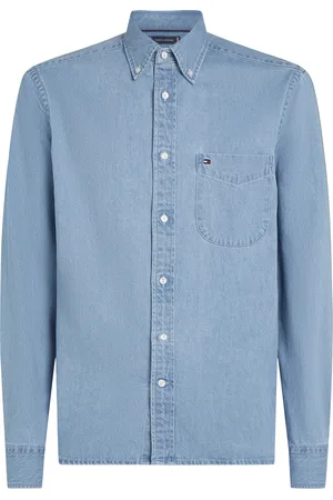 Tommy Hilfiger Menswear casual overhemd met lange mouwen